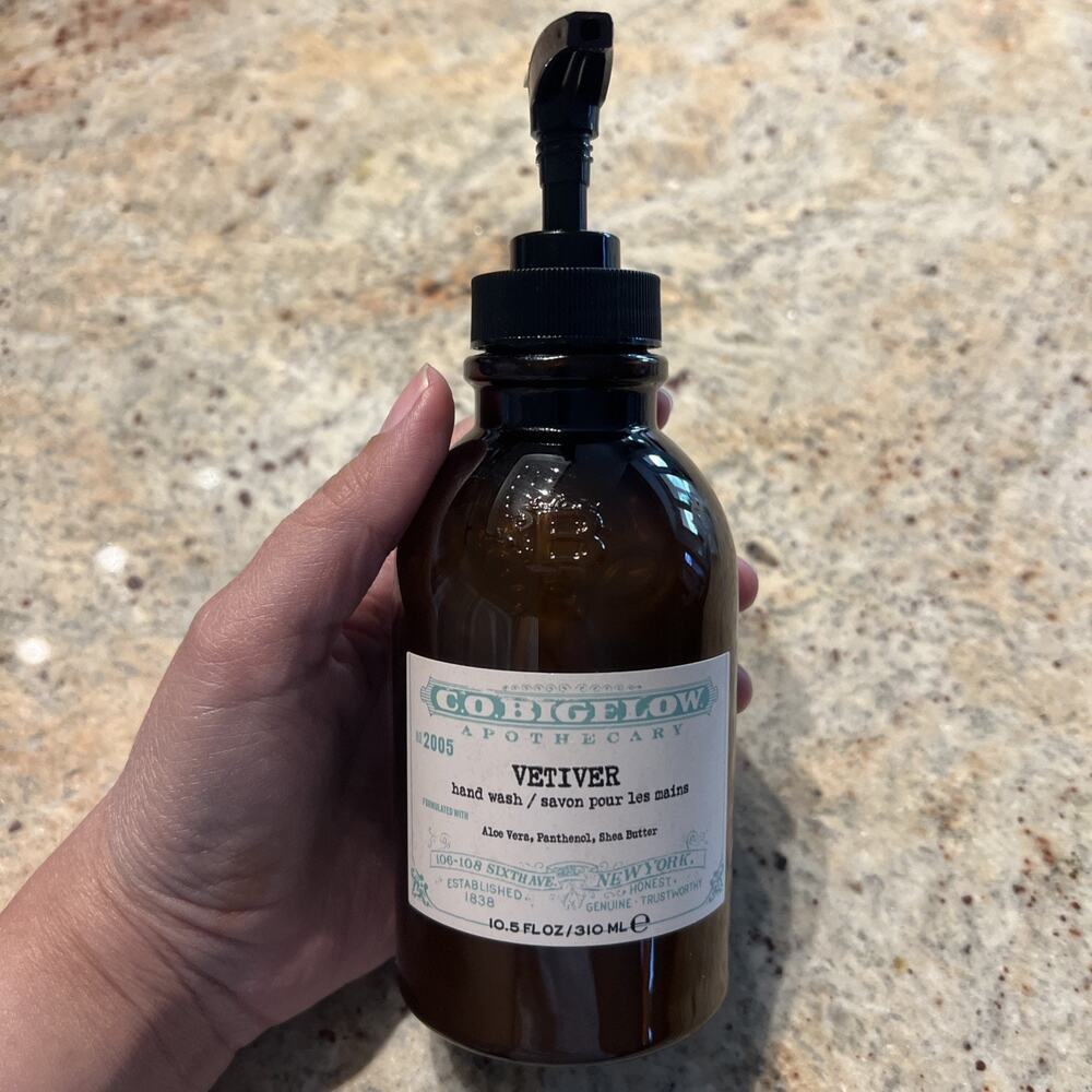 C.O. Bigelow Iconic Collection Vetiver Hand Wash, Scented Hand Soap... Fast Ship